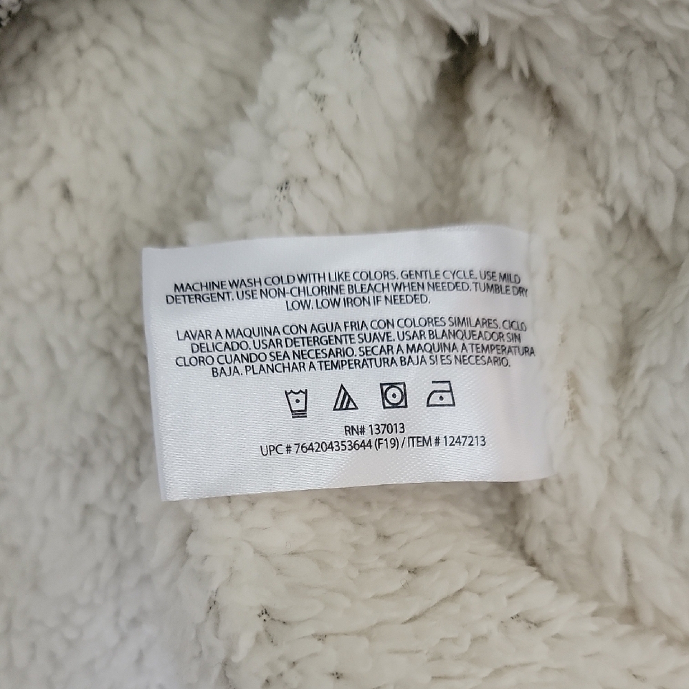 Orvis Black and White Quarter Zip Sweater Classic Design With Fleece Lined - Picture 6 of 7